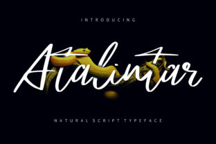 Atalintar: A Bold, Natural Script for Makers
