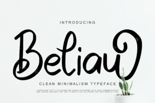 Beliau: A Minimalist Script for Elegant Branding