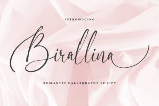 Birallina: A Handwritten Font for Editorial Elegance