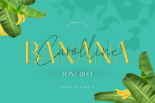 Boost Your Campaign with Banana Carolline Duo Font