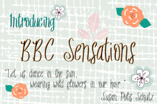 Discover BBC Sensations: A Charming Handwritten Font