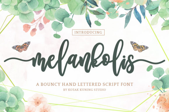 Discover Melankolis: A Versatile Script Font for Web Design
