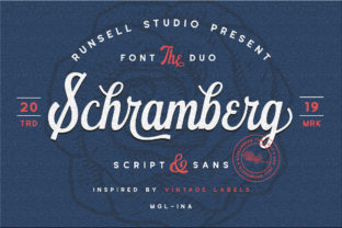 Discover Schramberg: A Bold Vintage Font for Creative Projects
