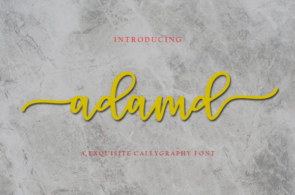 Discovering Adamd: A Modern Handwritten Font for Editorial Charm