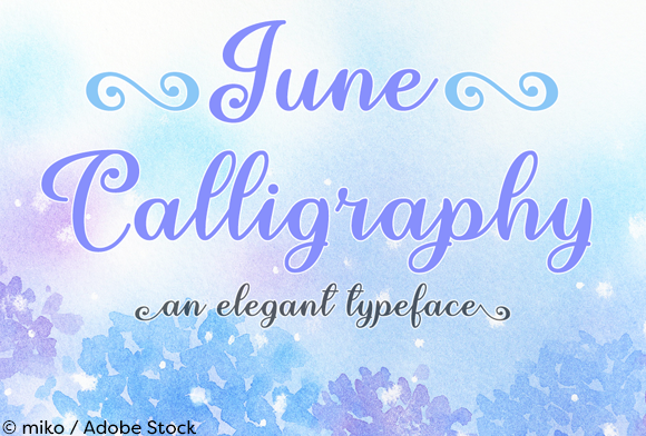 Elevate Your Brand with June Calligraphy Font