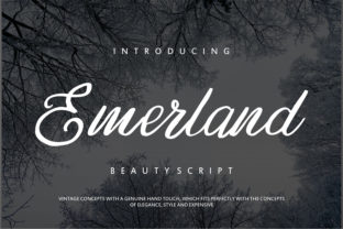Emerland: A Handwritten Font for Creative Makers