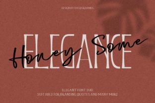 Enhance Your Editorial Design with Honeysome Duo Font