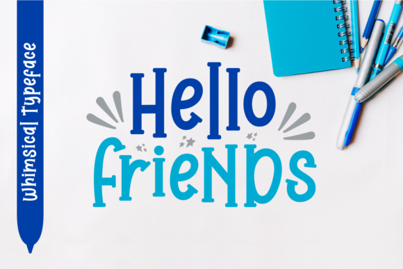 Hello Friends: A Charming Handwritten Font for Editorial Design