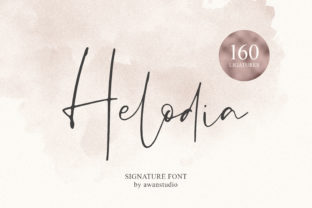 Helodia: A Handwritten Font for Editorial Elegance