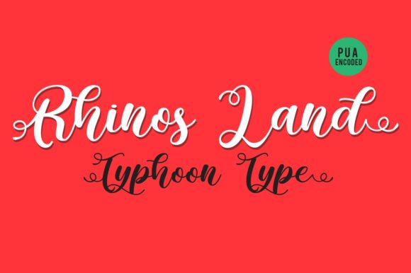 Rhinos Land: A Handwritten Font for Editorial Charm