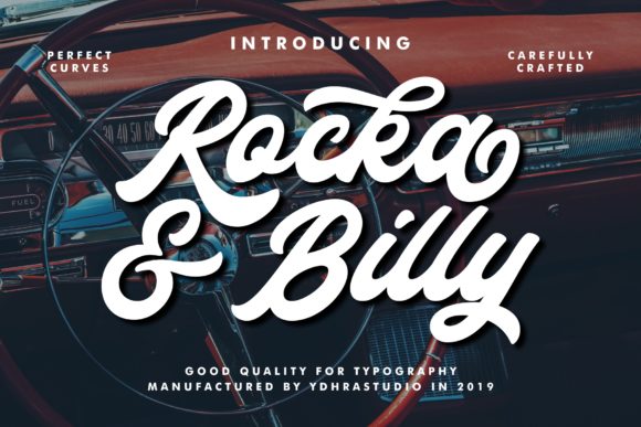 Rocka Billy: A Bold Handwritten Font for Editorial Design