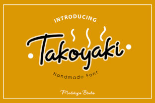 Takoyaki: A Bold Script Font for Timeless Branding