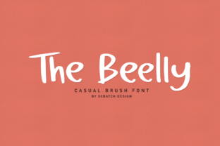 The Beelly: A Handwritten Font for Editorial Elegance