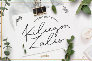 Transform Your Brand with Kileegon Zales: A Charming Handwritten Font