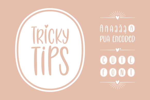 Tricky Tips: A Charming Handwritten Font for Makers