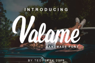 Valame: A Bold Handwritten Font for Creative Branding