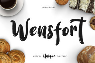 Wensfort: A Playful Handwritten Font for Creative Campaigns